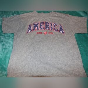 Gray Graphic Short Sleeve Tee